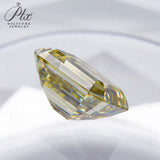 Wholesale Price Moissanite Stone Emerald Cut D Color Blue Green  VVS1 with GRA Certificate 0.5ct-10ct Gemstones