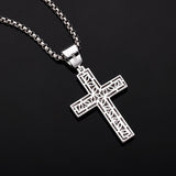 Dazzling Moissanite Hip-hop Cross Necklace - Hypoallergenic Choice for Easter Gifting to Family For Both Men and Women