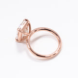 Ruby/Sapphire/ZambiaMoissanite Plated 11-Color Radiant-Cut Ring Classic Ladies' Jewelry Holiday Gift Anti-Allergic