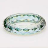 Moissanite Gemstone Custom Ring Round Shape Exquisite and Stylish Unisex Design Ideal as a party gift or fashion accessory