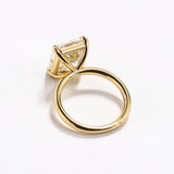 Ruby/Sapphire/ZambiaMoissanite Plated 11-Color Radiant-Cut Ring Classic Ladies' Jewelry Holiday Gift Anti-Allergic