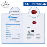 Multi-Size Pear-Cut Lab-Grown Ruby Wholesale Which Can Be Used As DIY Jewelry Raw Materials Such As Rings Earrings Necklaces Etc