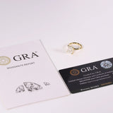 Customize Ring 10K18K Gold Oval Diamond Band Engagement Solitaire Ring 2CT 5CT VVS1 Moissanite/Lab Grown Diamond Engagement Ring