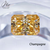 Loose Moissanite Stone 1 Carat Size 5x7mm Lab Grwon Diamond Brilliant Radiant Cut D Color  charms for jewelry making
