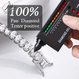 925 Silver 4*6mm Egg-Shaped Tennis Bracelet With D-Color Moissanite Unisex Ideal Gift For Gifting