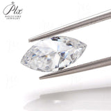 Moissanite Stone Princess Heart Marquise Emerald Radiant Round Pear Oval Cushion Asscher Cut GRA Certificate 0.3ct-5ct