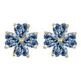 2.4ct Heart Cut Moissanite Earrings White Gold Yellow Gold Romantic Fine Jewelry Gift for Her Valentine Wedding Anniversary