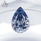 Multicolor Pear Shape Moissanite Diamond Wholesale Loose Stones Lab Grown for Gemstone Charms Engagement Jewelry GRA Certificate