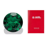 Loose Multi-Size Round Zambian Emeralds Can Be Used As Raw Materials For DIY Jewelry Rings Necklaces Earrings Etc Hypoallergenic