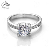 Special Offer-Round Shape Moissanite S925 Sterling Silver Ring Setting