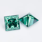 Moissanite Stone Moissanite Stone 0.35ct-5ct Colorful VVS1 Princess Shape Excellent Beads For Women's Jewelery Diamond Ring