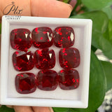 0.85-22.5CT Multi-Size Cushion-Cut Lab-Grown Ruby Can Be Used As DIY Jewelry Raw Material Wholesale