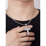 Dazzling Moissanite Hip-hop Cross Necklace - Hypoallergenic Choice for Easter Gifting to Family For Both Men and Women