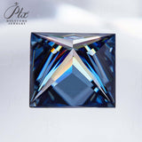 Moissanite Stone Moissanite Stone 0.35ct-5ct Colorful VVS1 Princess Shape Excellent Beads For Women's Jewelery Diamond Ring