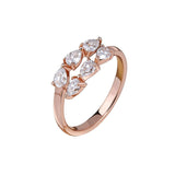 1.8CT Moissanite Pear Cut Minimalist Open Ring White Gold Yellow Gold Rose Gold Radiant Light Women Fine Jewelry