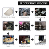 Lab Grown Loose Moissanite Diamond Wholesale Multicolor Trillion Shape VVS1 Clarity for Gemstone Making GRA Certificate Beads