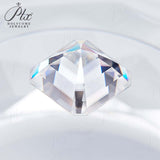 Luxury Multicolor Moissanite Gemstones  Asscher Cut Loose Diamonds  Perfect for Rings Earrings & Pendant Making