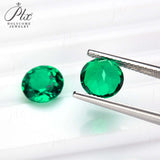 Colombian Lab-Grown Emeralds 0.36-5.57Ct Perfect For DIY Jewelry Making E.G. Necklaces Rings Earrings And Ideal As Gifts