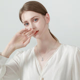 Moissanite Pendant Classical 6 Prongs 12 Color 925 Sterling Sliver Fine Jewelry Necklace Lady Birth Stones Wedding Gift Jewel