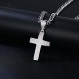 Dazzling Moissanite Hip-hop Cross Necklace - Hypoallergenic Choice for Easter Gifting to Family For Both Men and Women