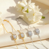 Luxury Moissanite Bracelet Assorted Cuts Round Pear Oval Heart Emerald Radiant Bright Shine Women Fashion Jewelry Premium Gift