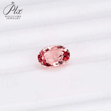 0.3-7CT Oval Shape Lab-Grown Padparadscha Loose Stones - Wonderful Anniversary Gift Option