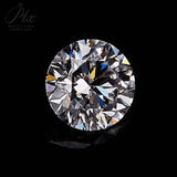 0.8-5.6mm Excellent Cut Round VVS1 D Real Moissanite Loose Gemstones 100% Diamond Tested Fine Jewelry Accessories Wholesale