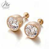 925 Sterling Silver Fine Jewelry Hoop Earrings Set 0.5ct 1ct 2ct Round Lab Grown Diamond Hypoallergenic Custom Brand Earrings Factory Direct Daily Match Ideal Gift