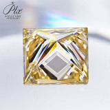 Moissanite Stone Moissanite Stone 0.35ct-5ct Colorful VVS1 Princess Shape Excellent Beads For Women's Jewelery Diamond Ring