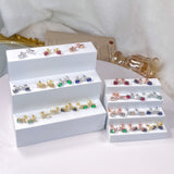 Moissanite Earrings Emerald/Ruby/Sapphire Styles 925 Silver Gift-Ready Hypoallergenic Fade-Resistant Factory-Direct Women Only