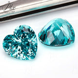 Heart Cut Lab-Grown Paraiba Loose Stones - Wholesale Price Romantic Gift Choice