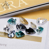 Multicolor Pear Shape Moissanite Diamond Wholesale Loose Stones Lab Grown for Gemstone Charms Engagement Jewelry GRA Certificate