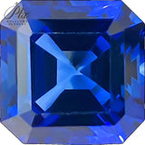 High-Quality 0.08-6.2ct Multi-Size Loose Asscher Lab-Grown Sapphires Anti-Allergy DIY Jewelry Crafting Materials