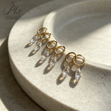 Lab Grown Diamond Earrings New Arrival Design 10K/14K/18K Solid Yellow Gold Marquise Cut 1/2ct DEF VVS Minimalist Stud Earrings for Women Hypoallergenic for Daily Wear Factory Direct Supply