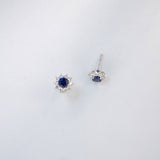 0.8-1.5CT Lab Grown Gemstone Stud Earrings 925 Sterling Silver Material Screw Back Design Suitable for Halloween/Christmas Gifts