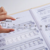 CUSTOM ZIRCON SETS - COMPARISON CHART FOR VARIOUS SHAPES AND SIZES SUITABLE FOR JEWELRY TOOLS