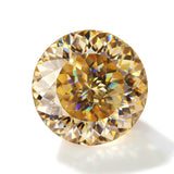 Moissanite Loose Stone Multicolor Primary Color Round Shape Hundred Sided Cut with GRA Certificate Jewelry Rings Earrings Making