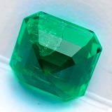 Loose Multi-Size Asscher-Cut Colombian Lab-Grown Emeralds Which Can Be Used As Raw Materials For Making Exquisite Jewelry And Given To Lovers