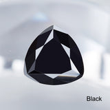 Lab Grown Loose Moissanite Diamond Wholesale Multicolor Trillion Shape VVS1 Clarity for Gemstone Making GRA Certificate Beads