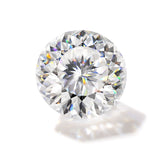 Moissanite Loose Stone Multicolor Primary Color Round Shape Hundred Sided Cut with GRA Certificate Jewelry Rings Earrings Making