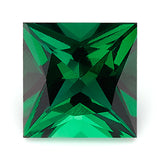 Hypoallergenic DIY Jewelry Loose Multi-Size Princess-Cut Zambian Emeralds Are Perfect And They Can Also Be Packaged As Christmas Gifts