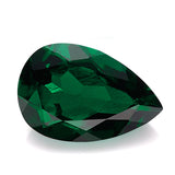 0.35-3.54ct Loose Multi-Size Pear-Shaped Zambian Emeralds Are Hypoallergenic Providing Excellent Raw Materials For Designing DIY Christmas Gift Hair Accessories