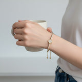 Full-Drill Small Flower Tennis Bracelet Women-Only 2mm D-Color Round Moissanite Anniversary Gift