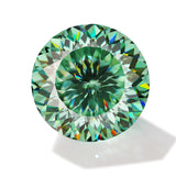 Moissanite Loose Stone Multicolor Primary Color Round Shape Hundred Sided Cut with GRA Certificate Jewelry Rings Earrings Making