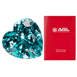 Heart Cut Lab-Grown Paraiba Loose Stones - Wholesale Price Romantic Gift Choice