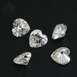 Multi-Size Heart-Cut Lab-Grown Diamonds DIY Available For Rings Necklaces Earrings Ideal For Gifting As Presents