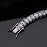 925 Silver 4*6mm Egg-Shaped Tennis Bracelet With D-Color Moissanite Unisex Ideal Gift For Gifting