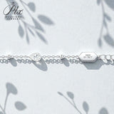 Elegant Moissanite Teardrop Bracelet Pear Shape Gem Beaded Chain Chic Women’s Everyday Jewelry Delicate Shine Fashion Gift