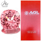 Cushion Shape Lab-Grown Padparadscha Loose Gems - Great for DIY Jewelry Making