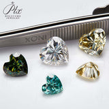 Moissanite Loose Stone Heart Cut D Color with GRA Certificate Beads for DIY Jewelry Making Wholesale Top Quality No Fade Beads